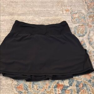 Lululemon Athletica Black Skater Mini Skirt